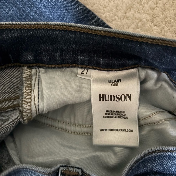 Hudson Blue Skinny Jeans Classic Denim Size 27 - Picture 10 of 13
